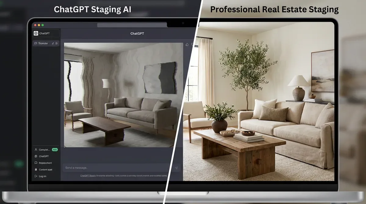 ChatGPT for Virtual Staging: What It Can (and Can't) Do