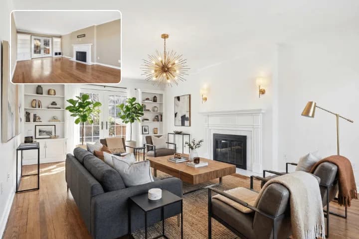 AI-staged luxury home exterior