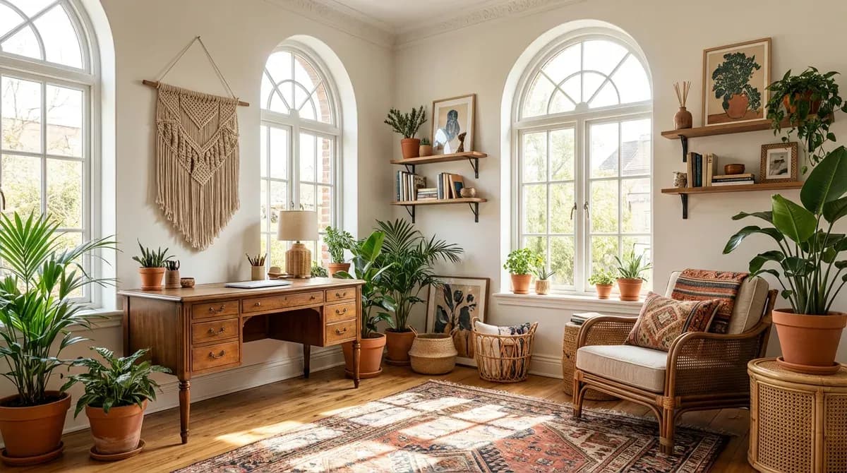 Boho Home Office
