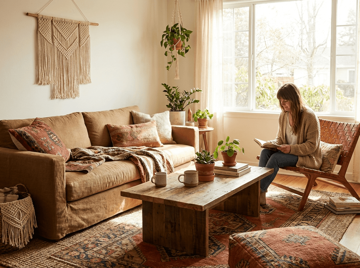 Boho Living Room interior inspiration