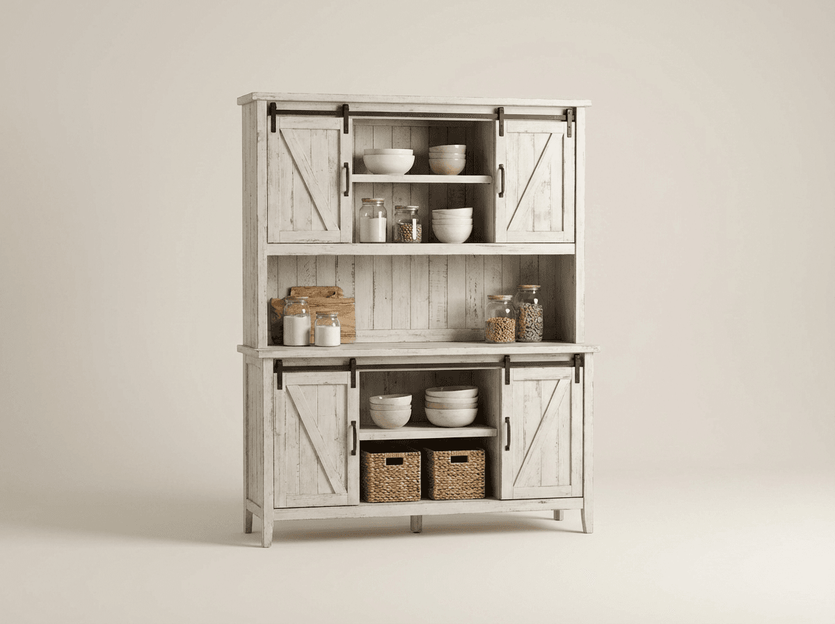 Freestanding pantry hutch