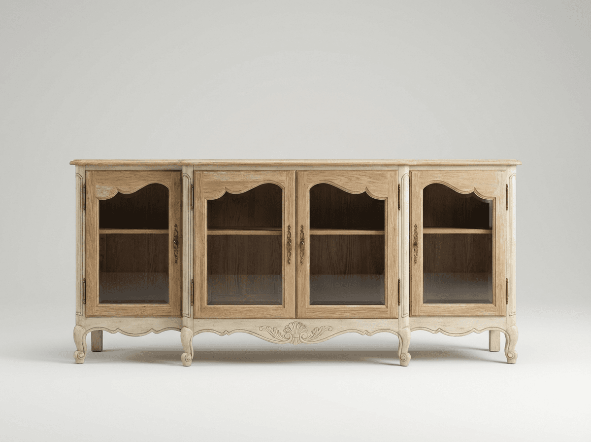 Glass-front buffet or enfilade