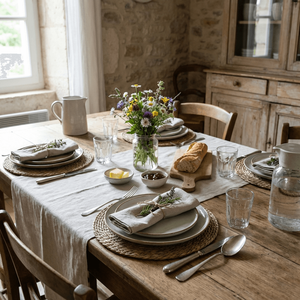 Set the table beautifully, even for everyday meals