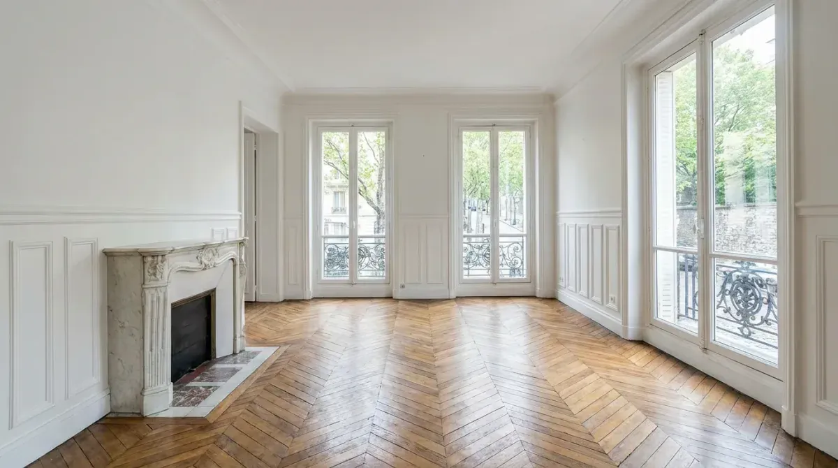 Before and after AI French design transformation
