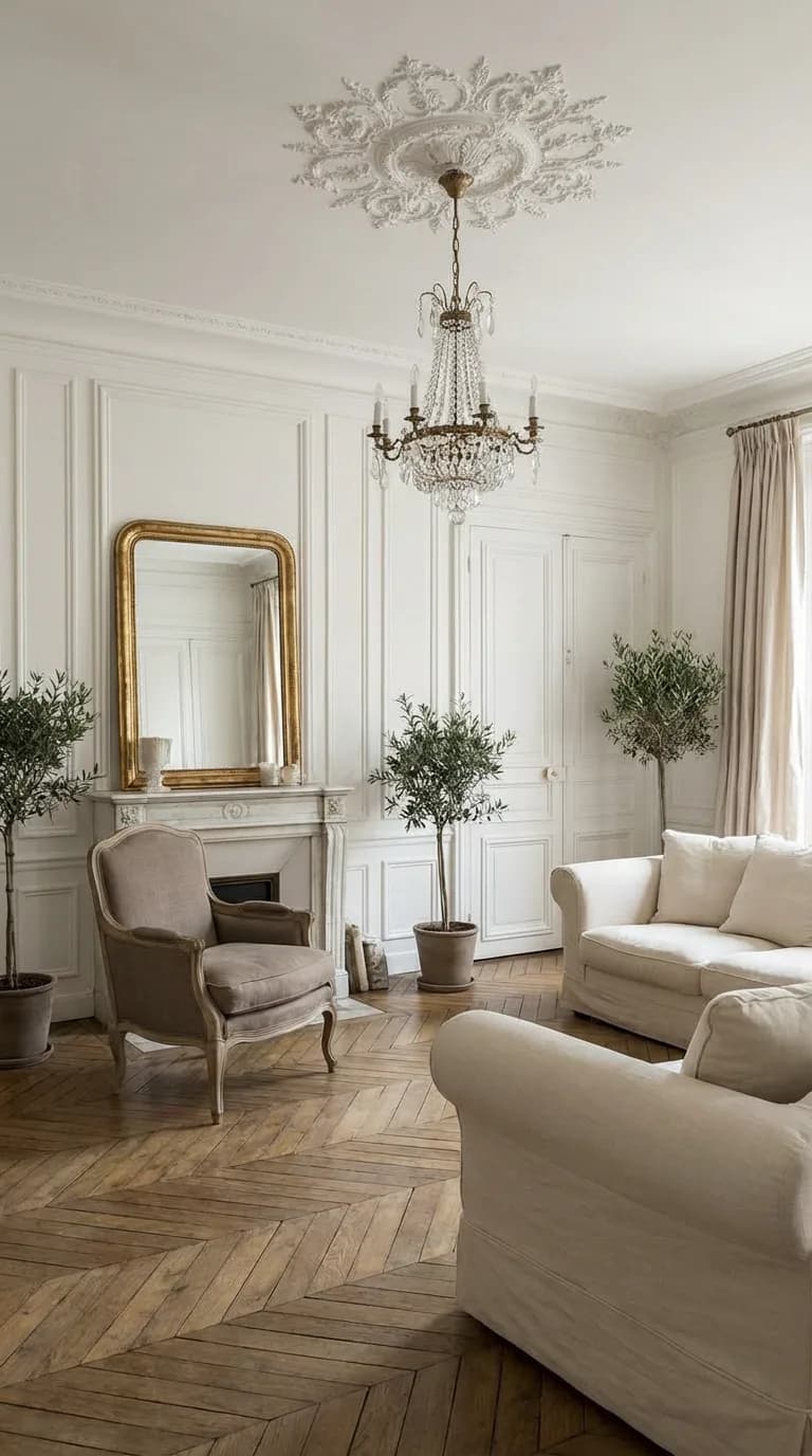 French Parisian living room