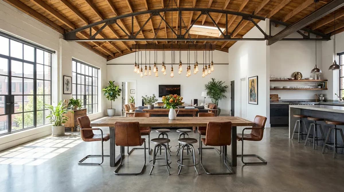 Industrial Dining Room