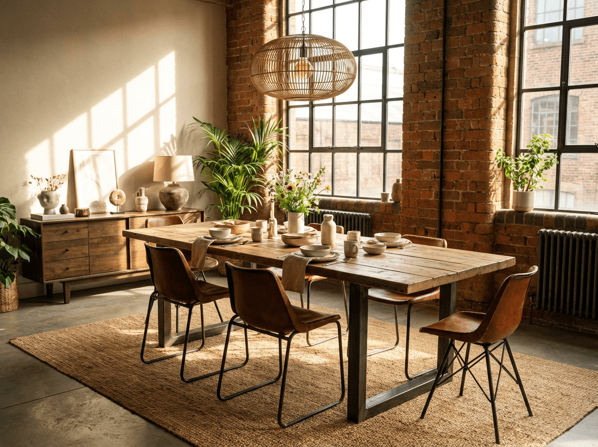 Industrial Dining Room interior inspiration