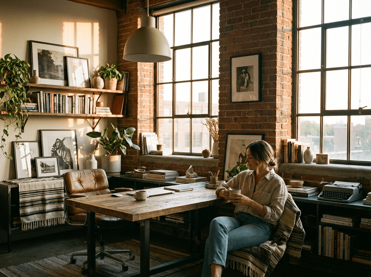 Industrial Home Office interior inspiration