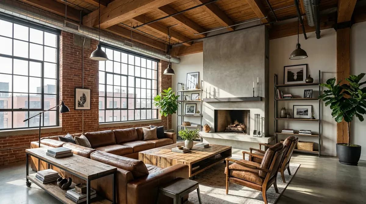 Industrial Living Room