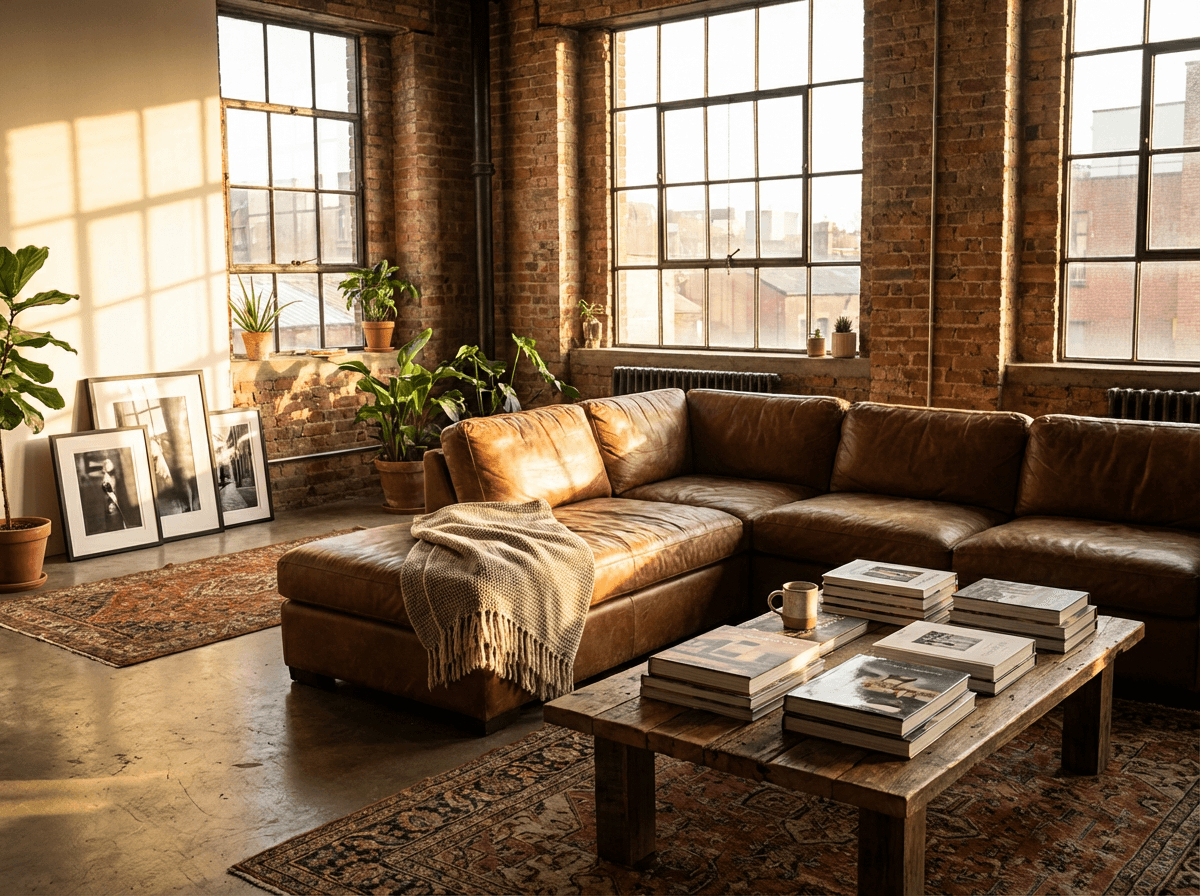 Industrial Living Room interior inspiration
