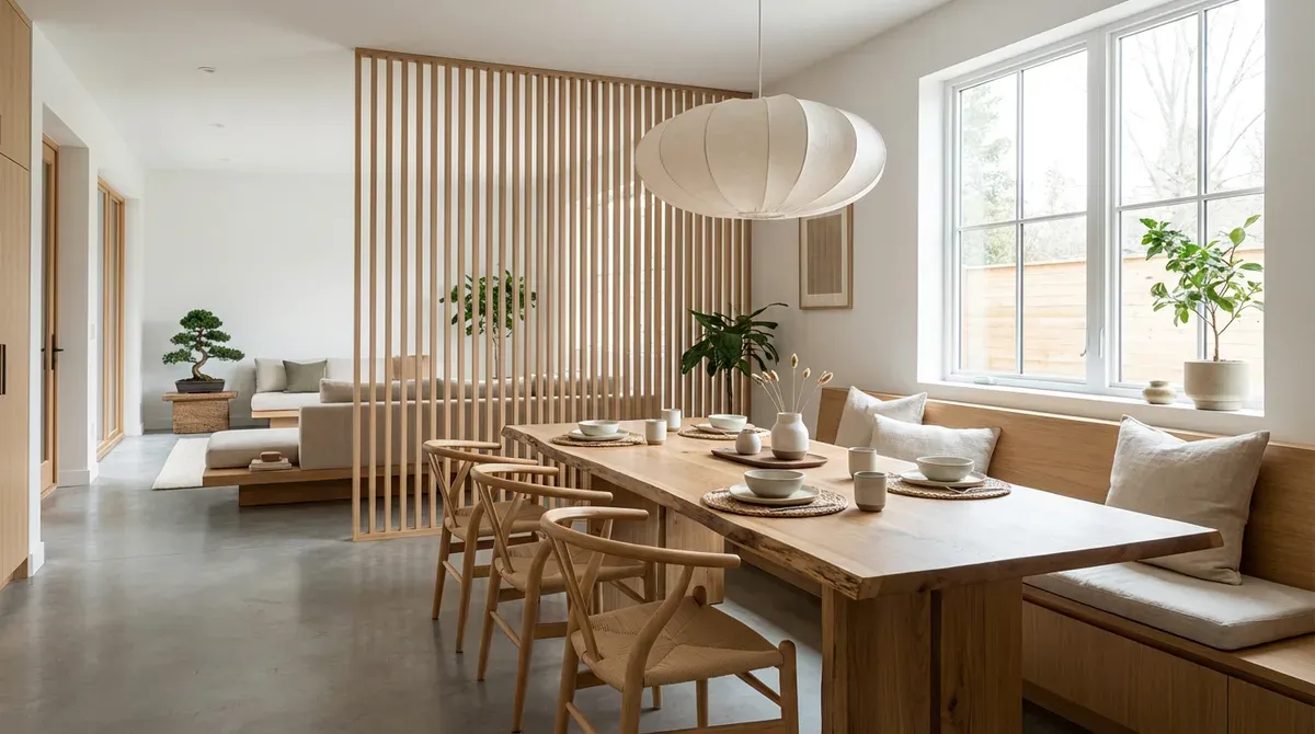 Japandi Dining Room