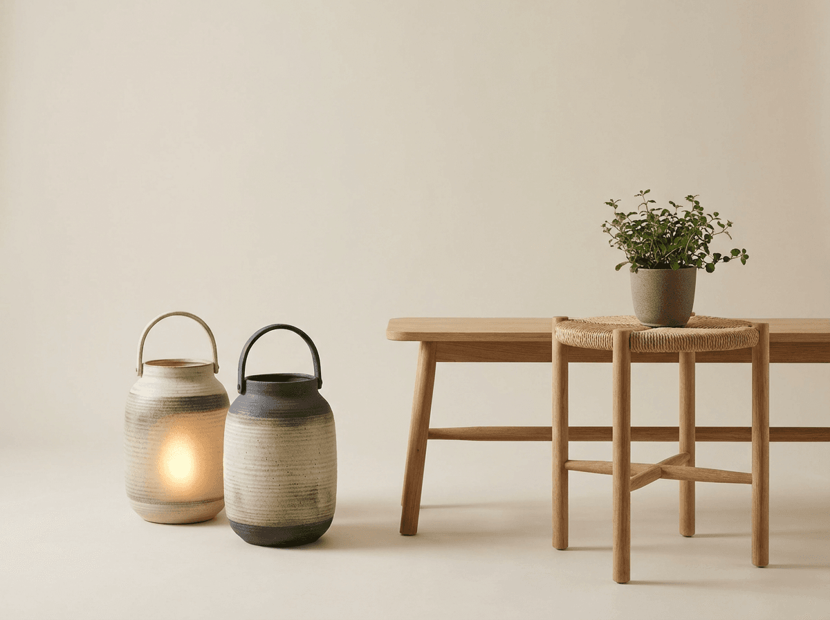 Ceramic outdoor lanterns