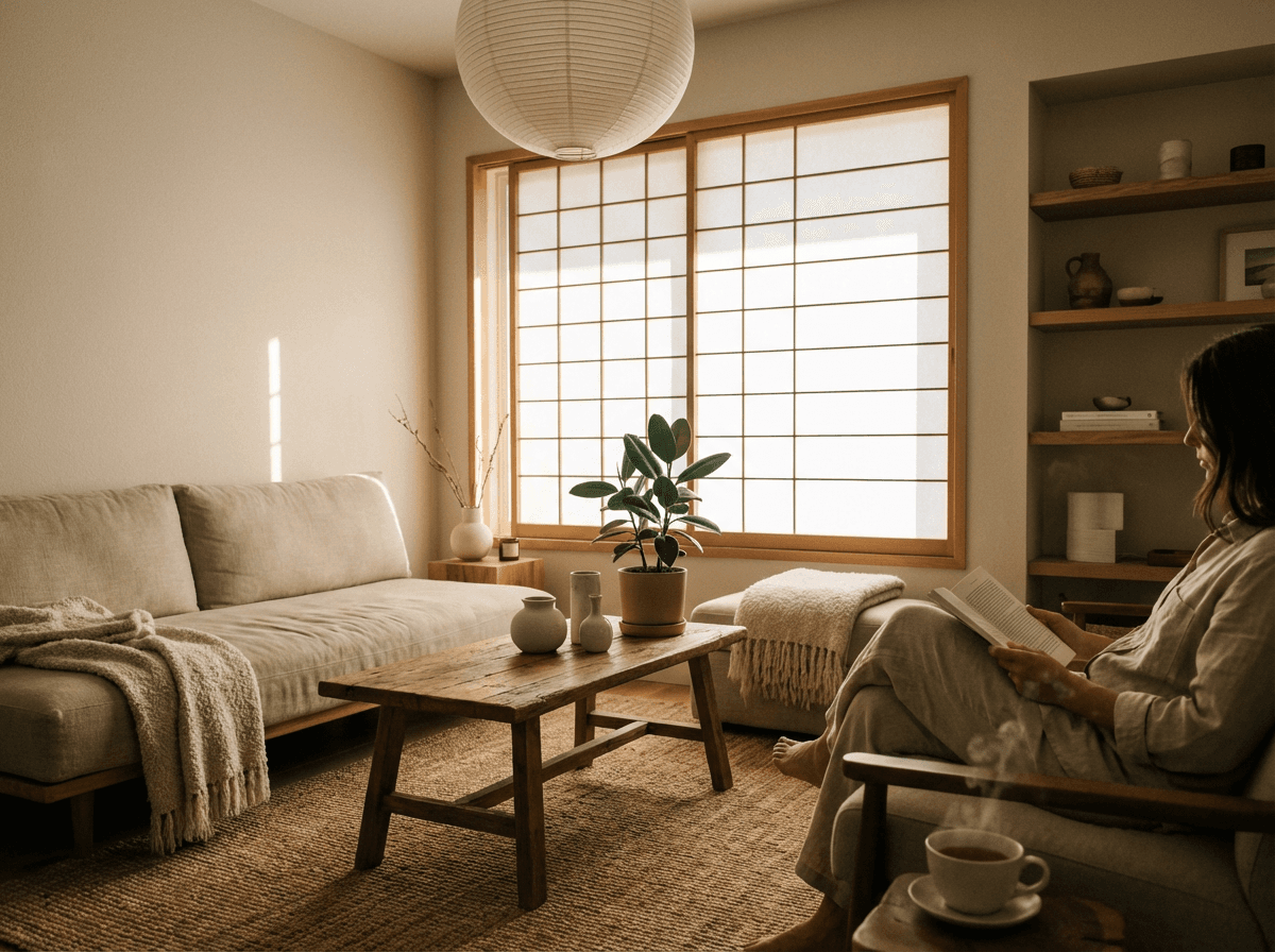 Japandi Living Room interior inspiration