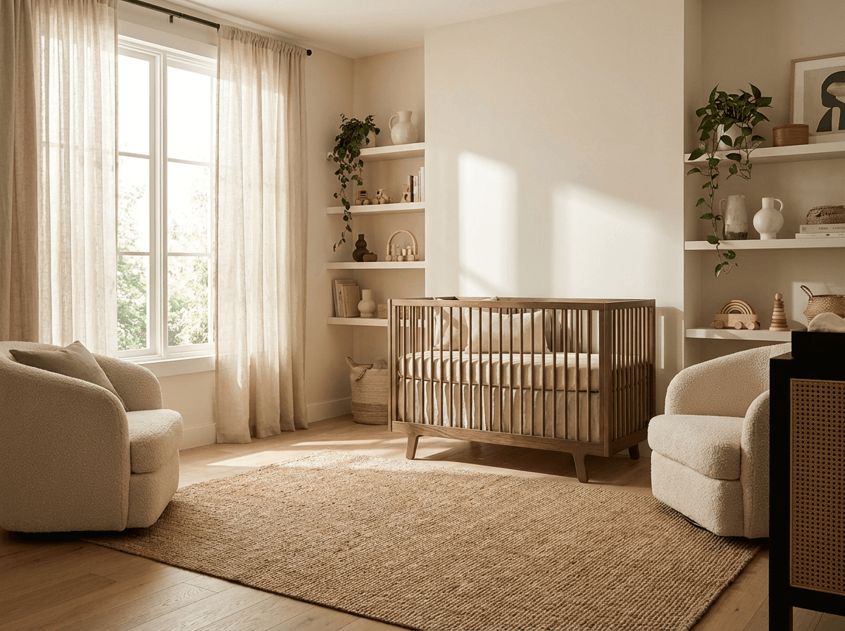 Japandi Nursery interior inspiration