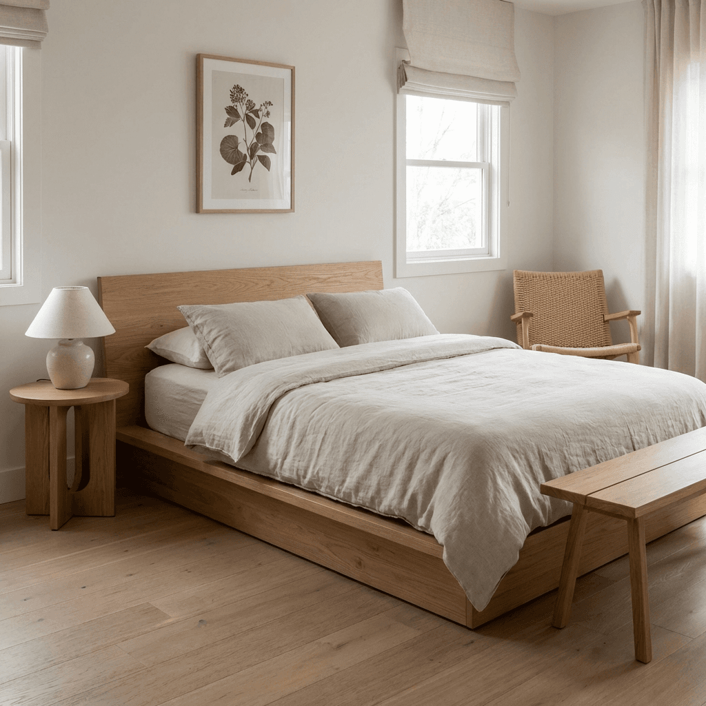 Limit bedroom furniture to five pieces or fewer