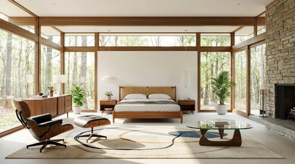 Mid-Century Modern Bedroom