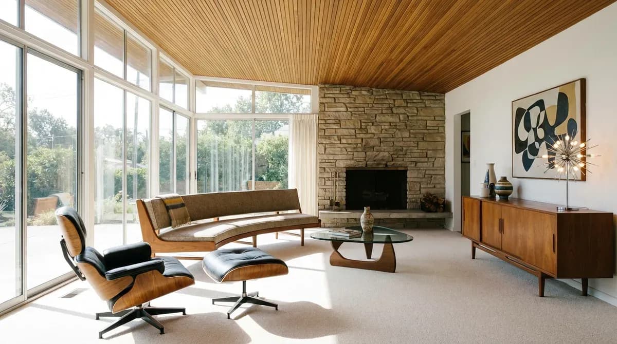 Mid-Century Modern Living Room