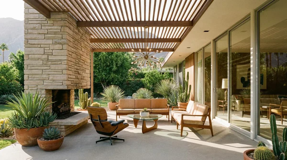 Mid-Century Modern Patio