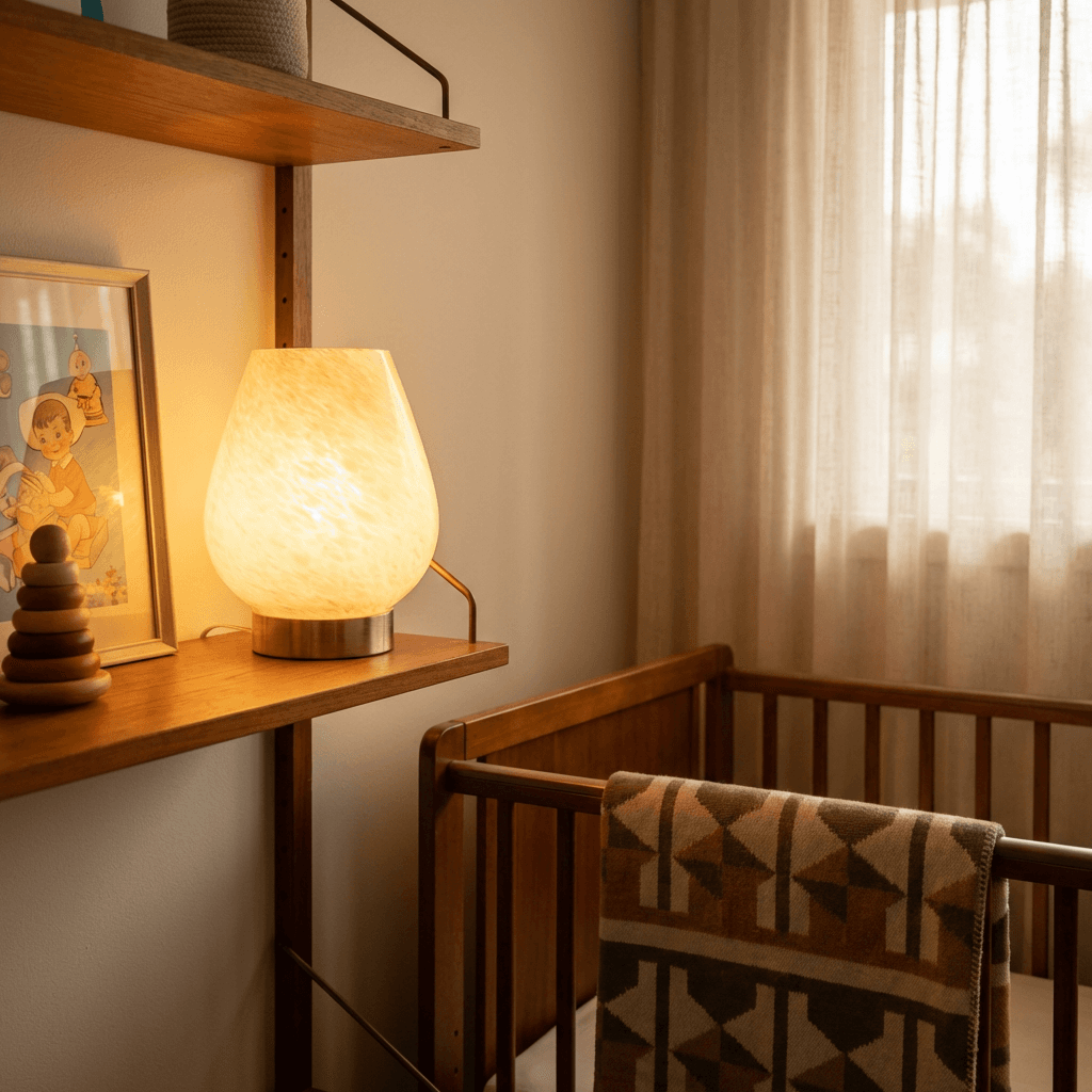 Use warm, diffused lighting instead of a bright overhead fixture