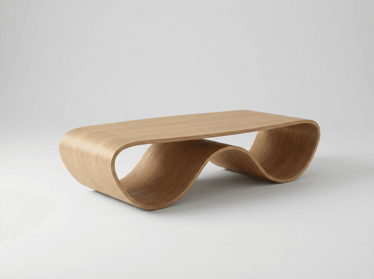 Sculptural coffee table