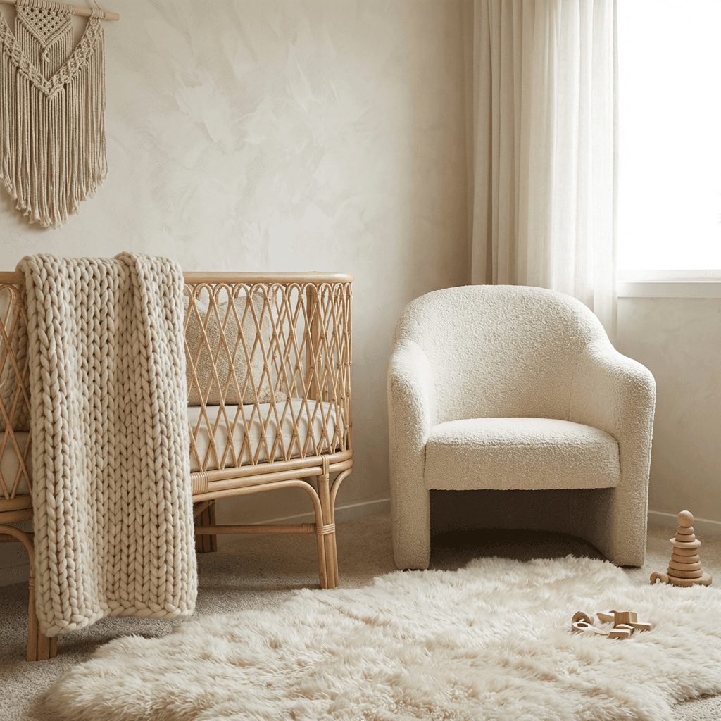 Use a monochromatic palette with texture variation