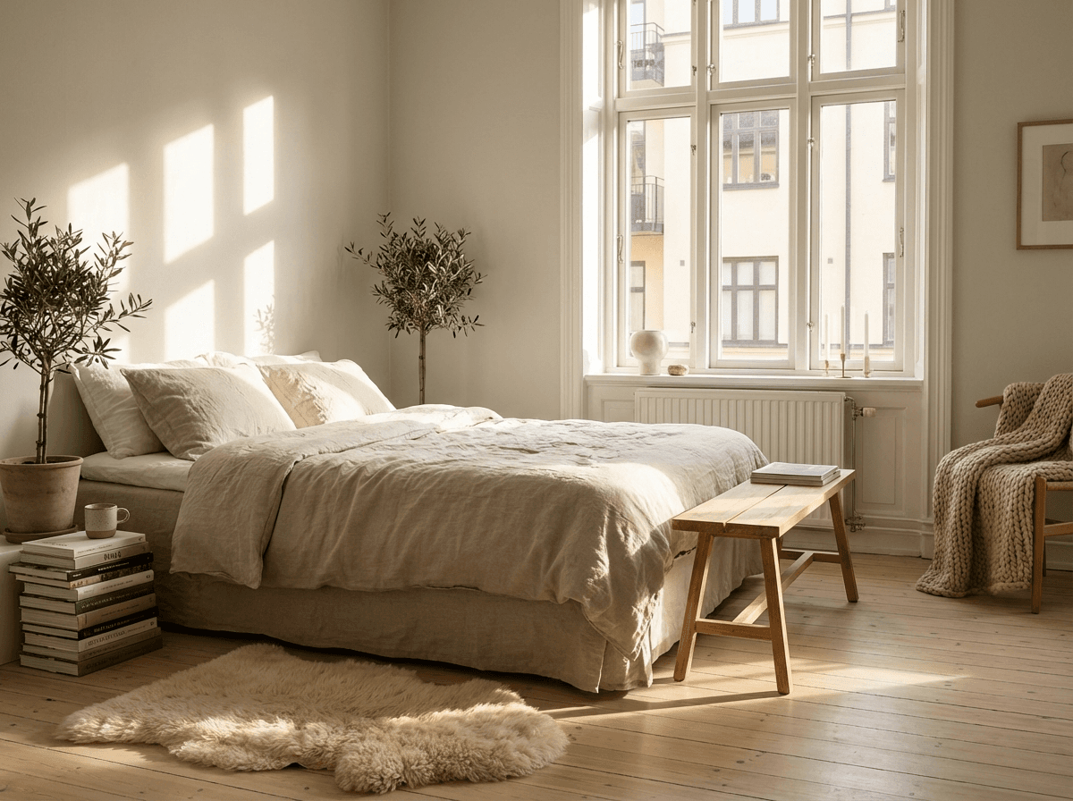 Scandinavian Bedroom interior inspiration