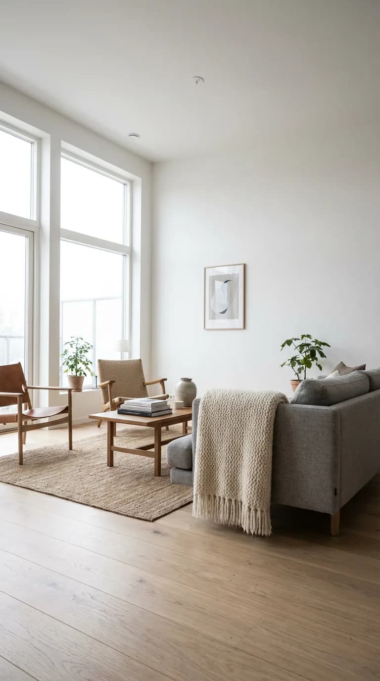 Scandinavian living room interior