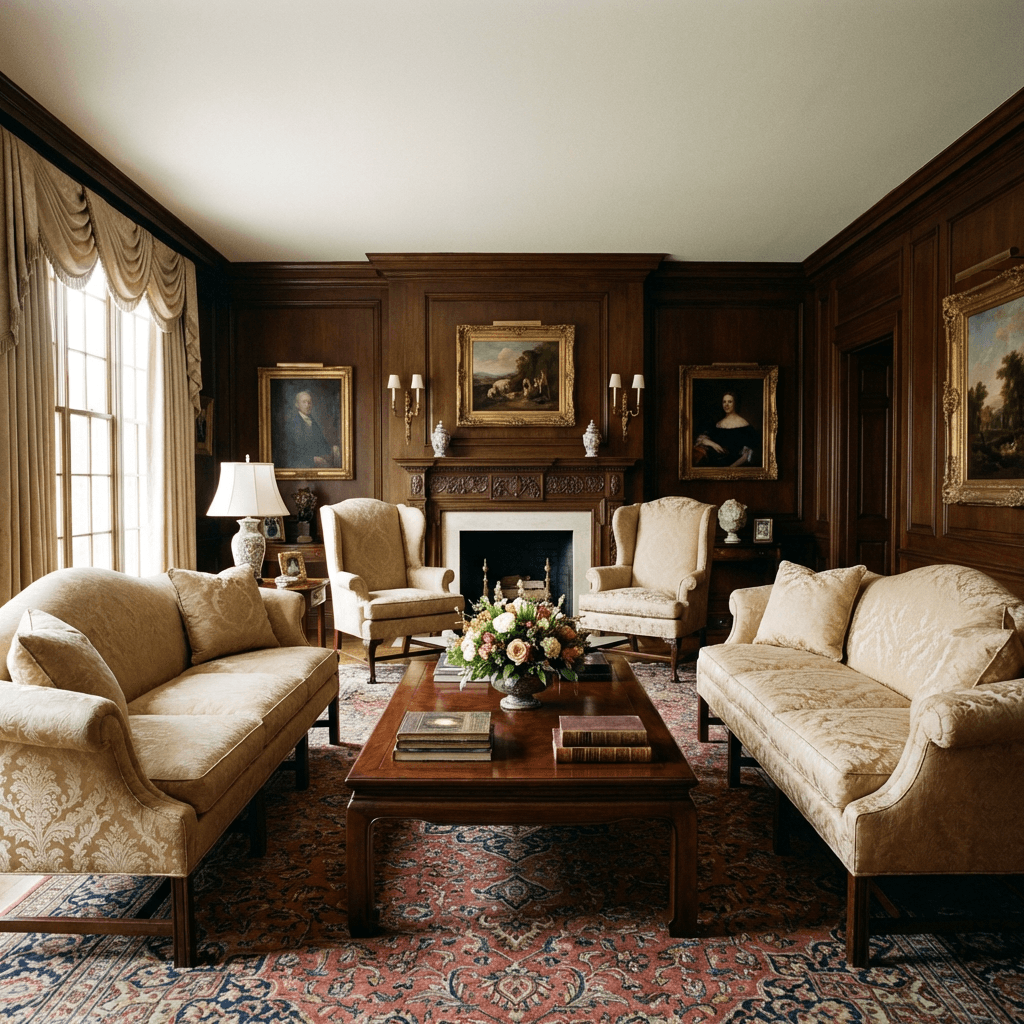 Arrange seating in a symmetrical conversation grouping