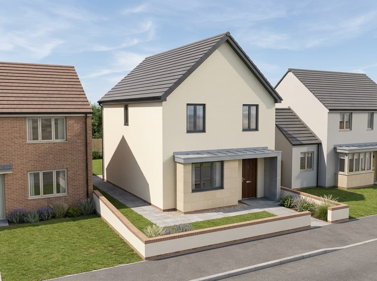 Photorealistic render generated from the architect's 3D view